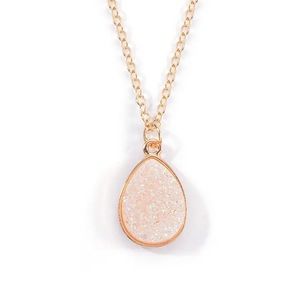 Gold Filled Druzy Necklace